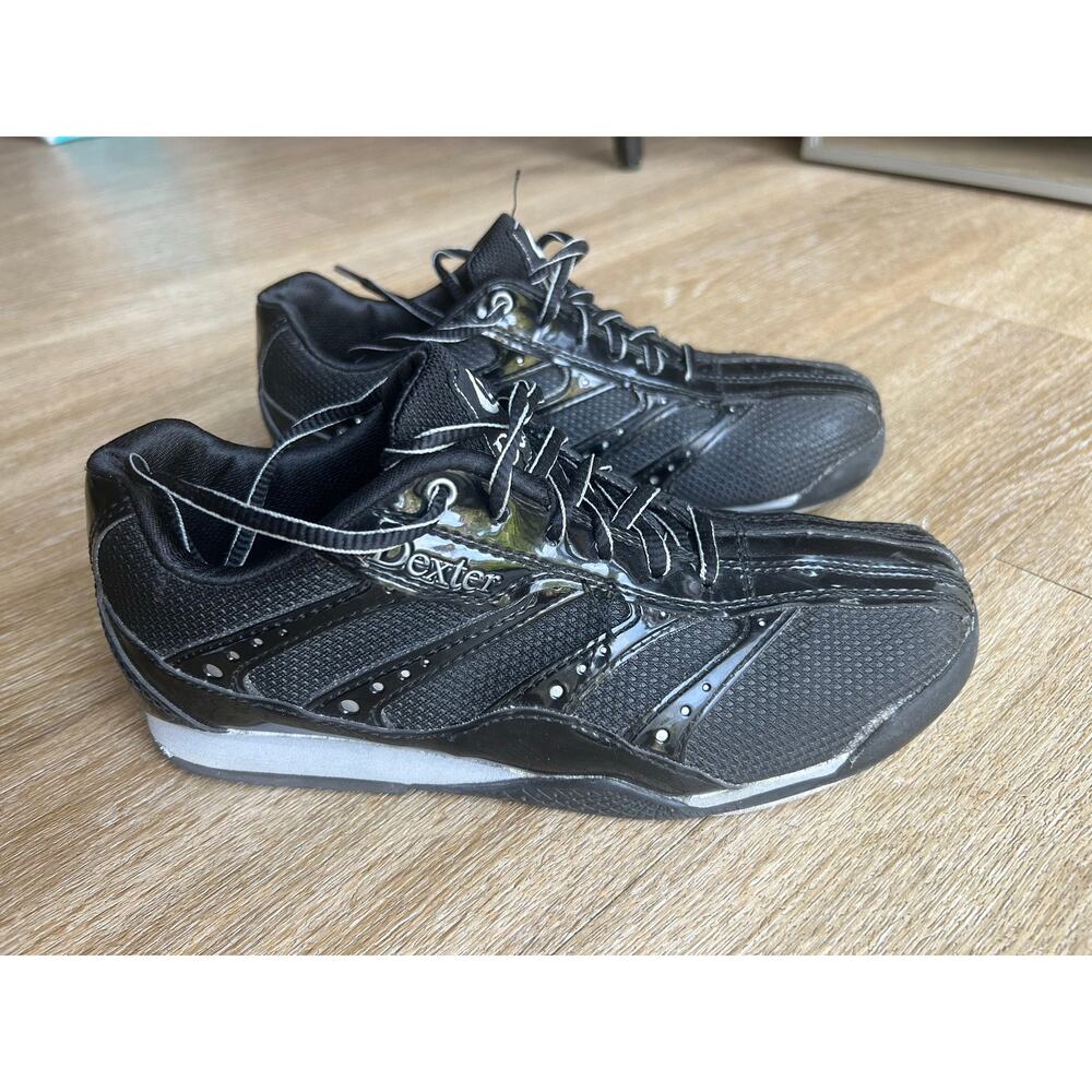 Dexter Bowling Shoes BlackSilver Athletic Professional Slide-Rite Performance 7